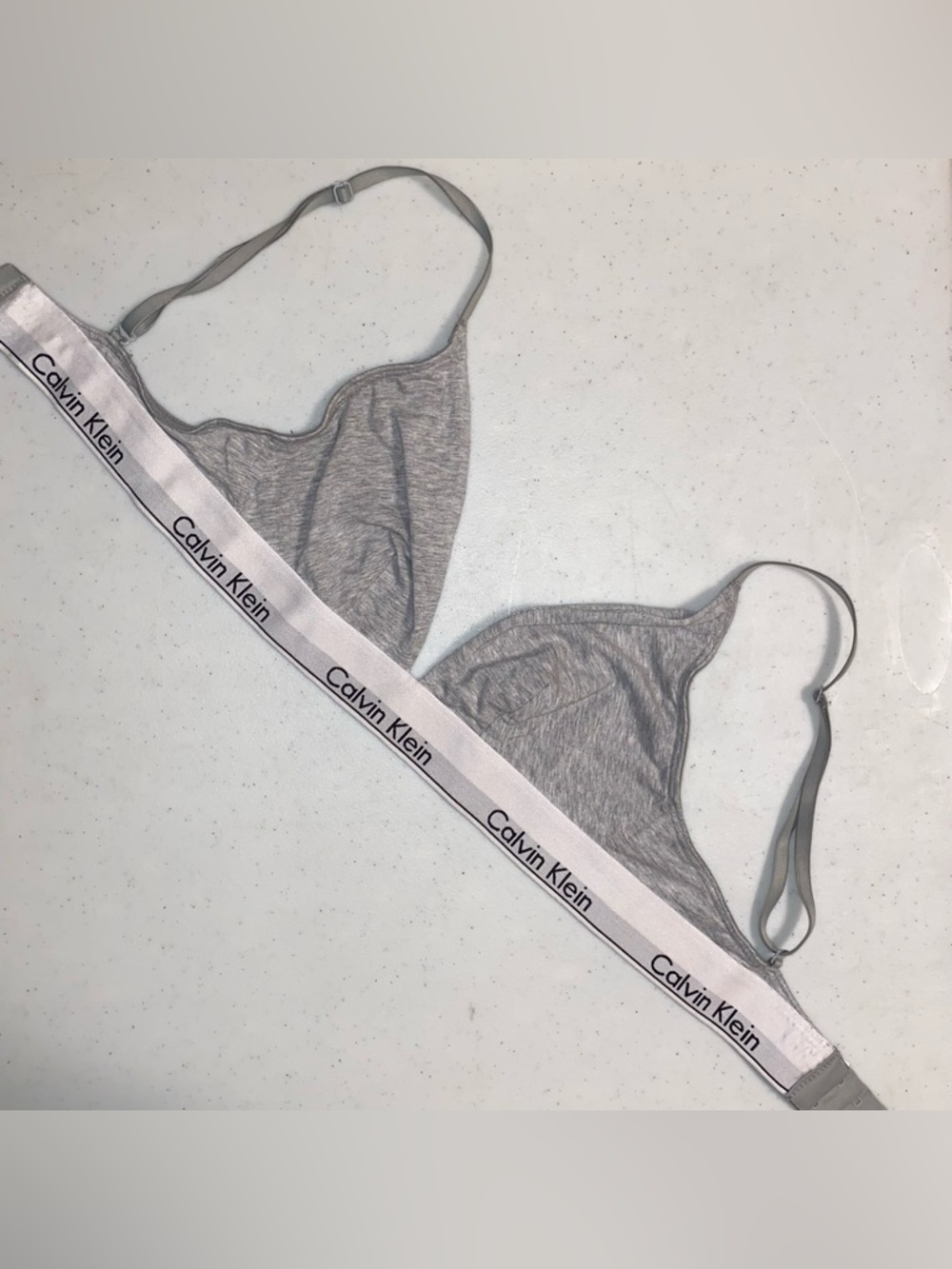 Calvin Klein Heather Gray Bralette - Picture 2 of 9